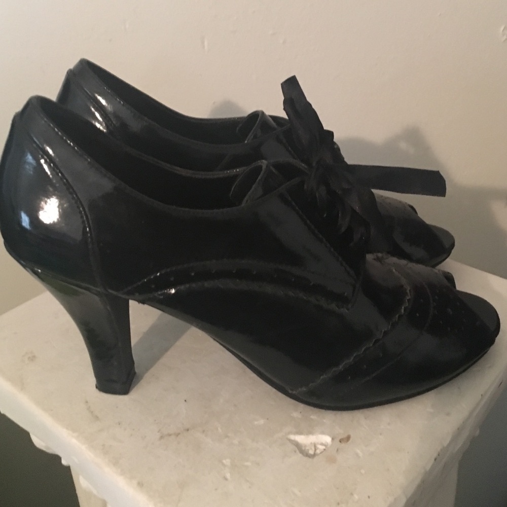 Madden Girl Black Patent Heels